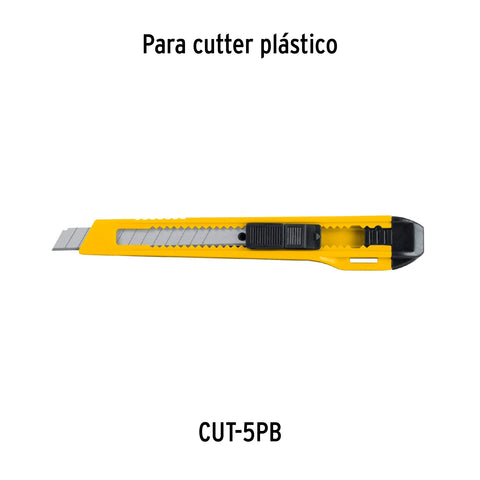 Estuche con 10 cuchillas SK2 de 9 mm para cutter, Expert | REP-CUT-5X | 100098