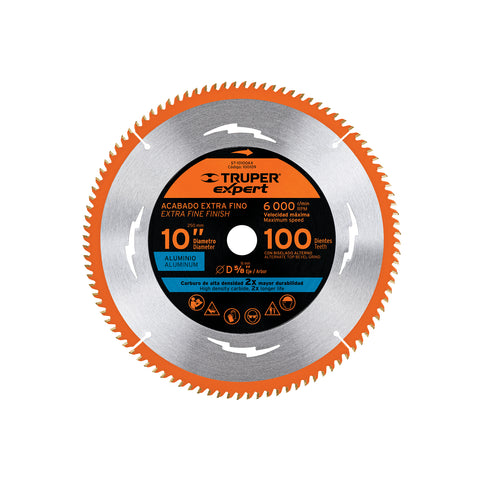 Disco sierra 10' p/aluminio, 100 dientes centro 5/8', Expert | ST-10100AX | 100109