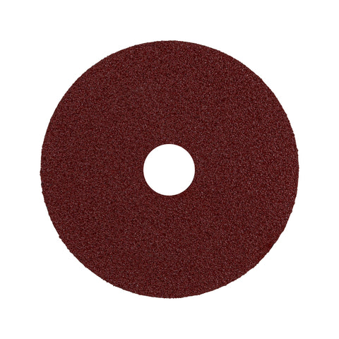 Disco de lija 4-1/2' con respaldo de fibra, grano 50, TRUPER | DILF-450 | 100126