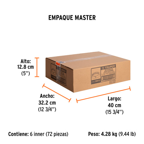 Bolsa c/2 abrazaderas sin fin #20, 3/4 - 1-3/3', Truper | M-20B | 10012