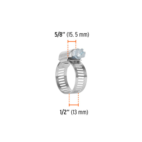 Bolsa c/2 abrazaderas sin fin # 10, 3/4 - 1-1/16', Truper | M-10B | 10013