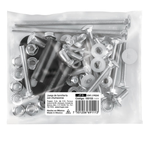Tornilleria con chumaceras para carretilla CAR-82, TRUPER | JT-S | 100155