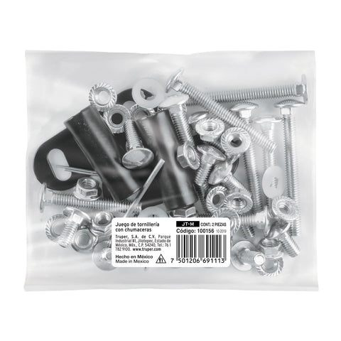 Tornilleria con chumaceras para carretilla TP-8, TRUPER | JT-M | 100156