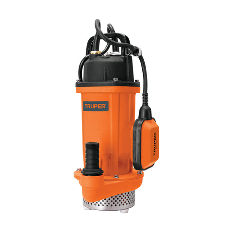 Bomba sumergible hierro fundido, agua limpia, 1/2 HP, TRUPER | BOS-1/2LH | 100169
