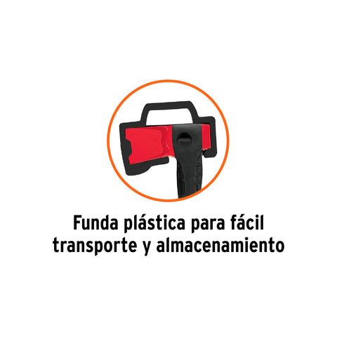 Hacha para rajar madera 4 lb mango de nylon de 36', Truper | HVE-4 | 100176