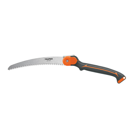 Serrucho plegable 10' hoja curva 5 DPP mango plástico,Truper | STP-10PC | 100198