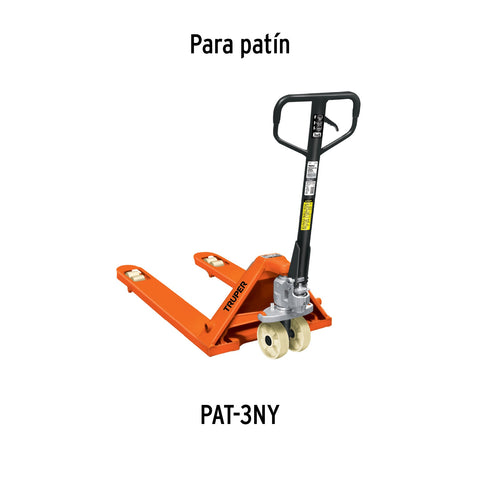 2 Ruedas para patín traspaleta de 3 ton PAT-3NY, Truper | RU-PAT-NY | 100257