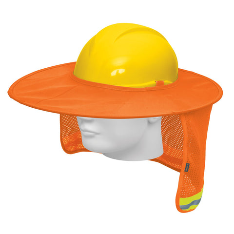Protector solar plegable para casco, naranja con reflejante | PROCA-N | 100353