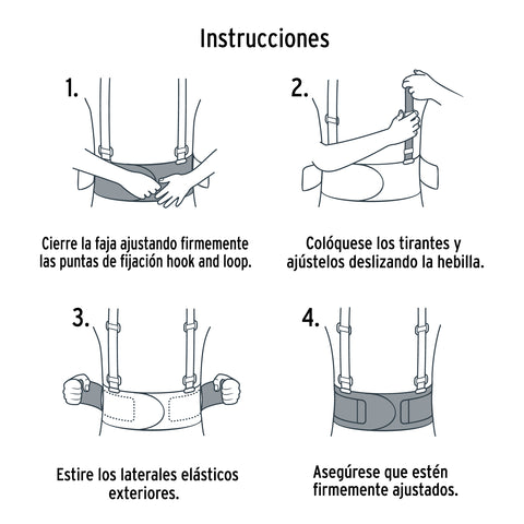 Faja lumbar naranja c/cintas de alta visibilidad, G, Truper | FAJA-LN | 100357