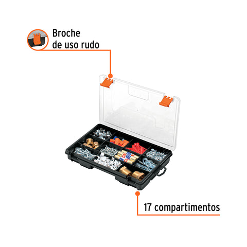 Organizador 9' con 11 compartimentos, Truper | ORG-11 | 10035