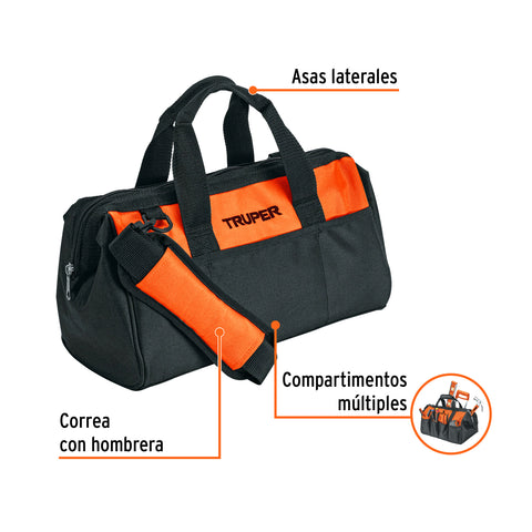 Maleta portaherramientas de 14', Truper | MALE-14 | 100376