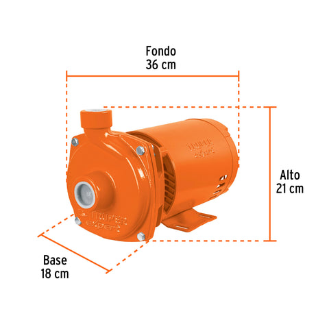 Bomba centrífuga para agua, 1 HP, TRUPER EXPERT | BOAC-1AX | 100433