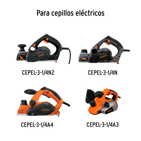 Blíster con 2 cuchillas carburo de tungsteno p/CEPEL-3-1/4A4 | CU-CE-3-1/4 | 100649