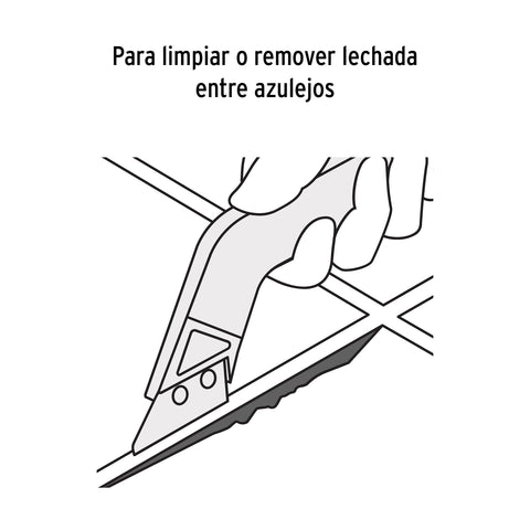 Raspador de lechada con cuchillas de 2', TRUPER | RA-LE | 100650