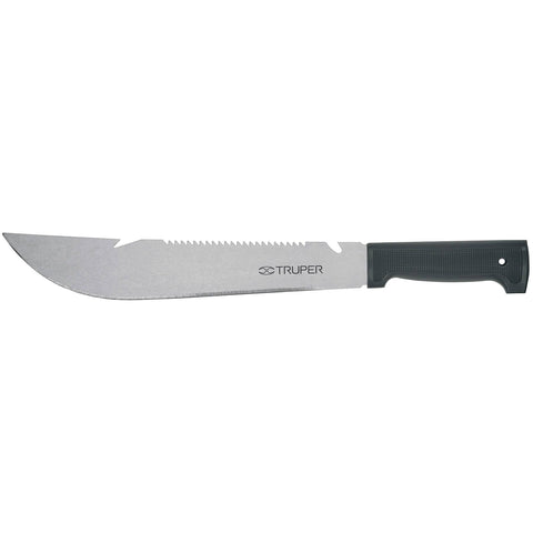 Machete rambo 12', cacha inyectada negra, TRUPER | T-460-12B | 100655