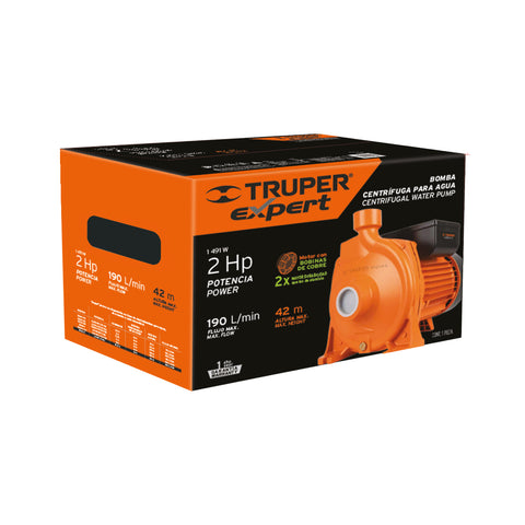 Bomba centrífuga para agua modelo europeo, 2 HP, EXPERT | BOAC-2 | 10066