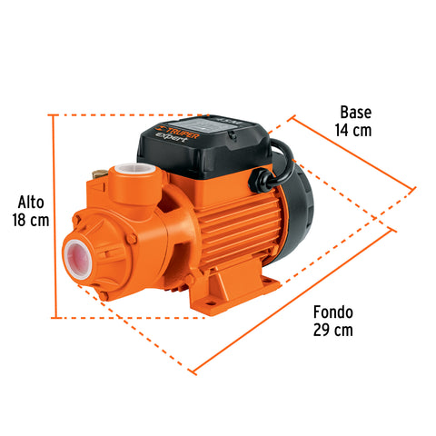 Bomba periférica 3/4HP, altura máx 65m, uso agrícola, EXPERT | BOAP-3/4 | 10069