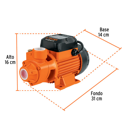 Bomba periférica 1HP, altura máx 70m, uso agrícola, EXPERT | BOAP-1 | 10070