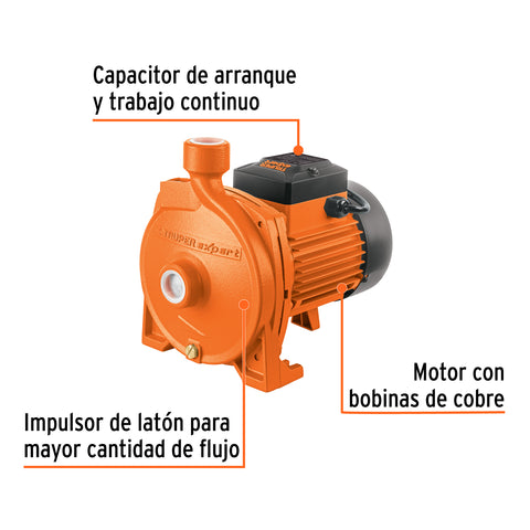 Bomba centrífuga para agua modelo europeo, 1/2 HP, EXPERT | BOAC-1/2 | 10072