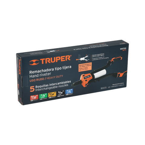 Remachadora de uso rudo tipo tijera, 13', Truper | RE-TI | 100733