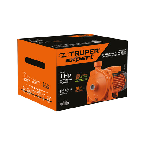 Bomba centrífuga para agua modelo europeo, 1 HP, EXPERT | BOAC-1 | 10074