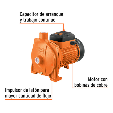Bomba centrífuga para agua modelo europeo,1-1/2 HP, EXPERT | BOAC-1 1/2 | 10075
