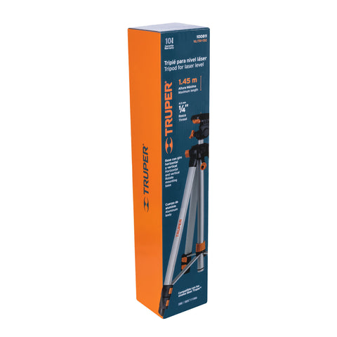 Tripié telescópico para nivel láser, altura max. 1.45 m | NL-TRI-150 | 100811
