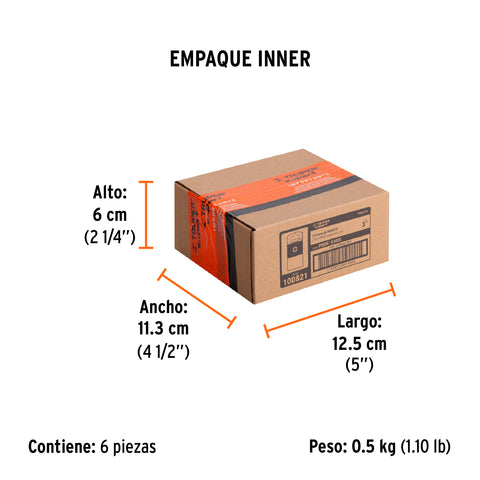 Estuche con 5 puntas de cruz PH2 de impacto largo 3', Expert | PUDE-1302I | 100821