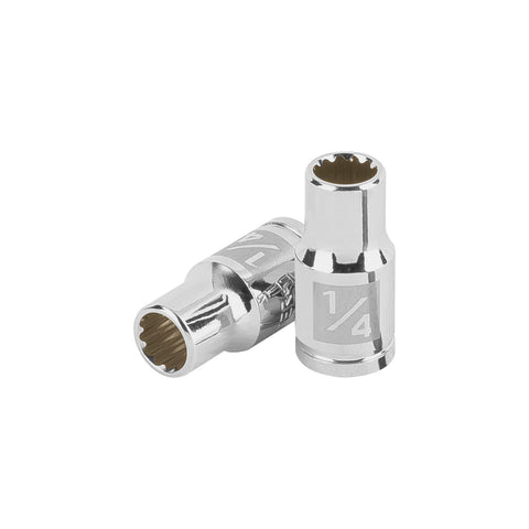 Dado de 1/4', 12 puntas, cuadro 1/4', Truper | D-1408-B | 100875