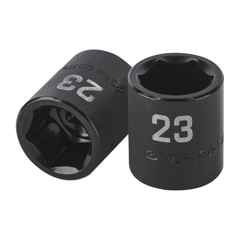 Dado de impacto de 23 mm, 6 puntas, cuadro 1/2', Truper | D-7423-M | 100896