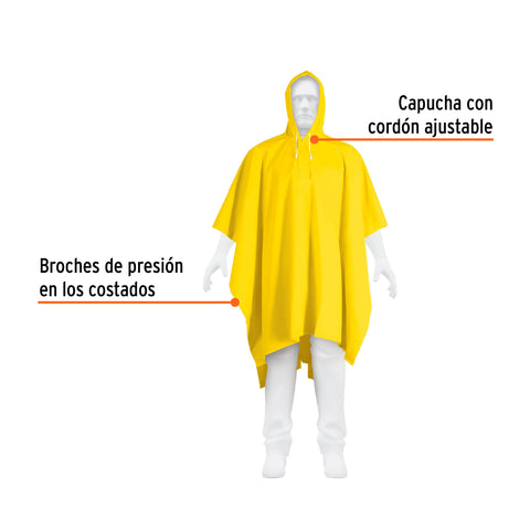 Poncho o capamanga doble capa, Truper Expert | PONCHO-X | 100915