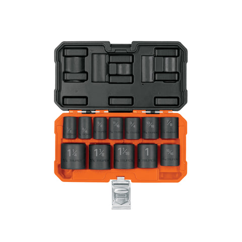 Juego de 12 dados cuadro 1/2' de impacto 6 puntas std | JDI-1/2X12H | 100943