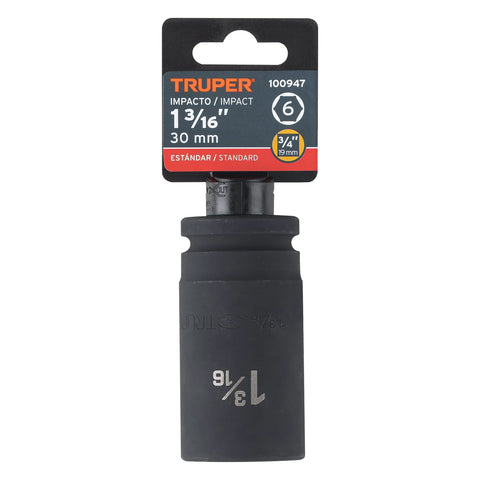 Dado largo de impacto de 1-3/16', 6 puntas, cuadro 3/4' | D-7519-L | 100947