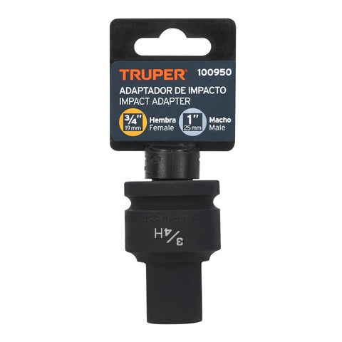 Adaptador de Impacto 3/4' (H) x 1' (M), Truper | AI-5455 | 100950