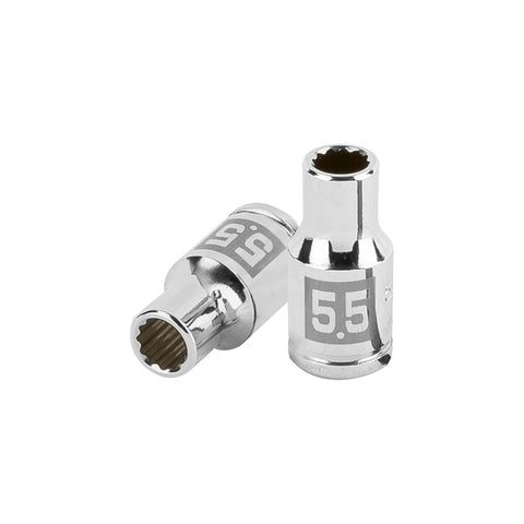 Dado de 5.5 mm, 12 puntas, cuadro 1/4', Truper | D-14055-BM | 100975