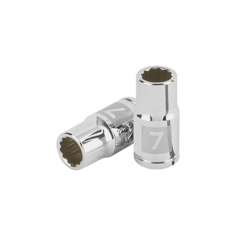 Dado de 7 mm, 12 puntas, cuadro 1/4', Truper | D-1407-BM | 100979