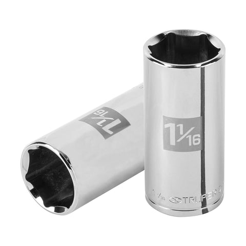 Dado largo de 1-1/16', 6 puntas, cuadro 1/2', Truper | D-1234-HL | 100997