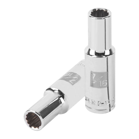 Dado largo de 7/16' 12 puntas, cuadro 1/2', Truper | D-1214-EL | 101003