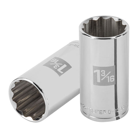 Dado largo de 1-3/16' 12 puntas, cuadro 1/2', Truper | D-1238-EL | 101004