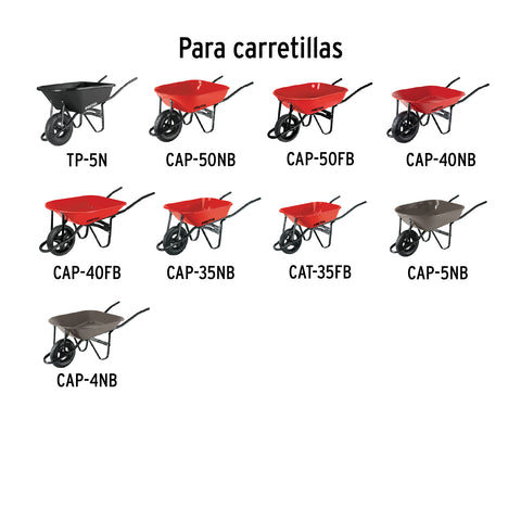 Nariz de bastidor calibre 18 p/ carretillas TRUPER y PRETUL | BACA-UT | 101030