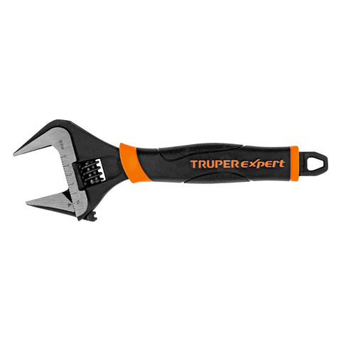 Llave ajustable (perico) 8' boca ancha Comfort Grip, Expert | PET-8XA | 101034