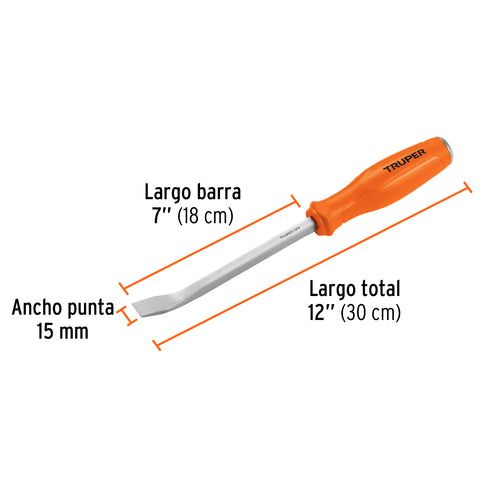 Barra de palanca de 12', Truper | BAPA-12 | 101049