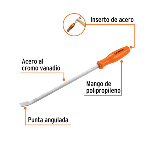 Barra de palanca de 18', Truper | BAPA-18 | 101060