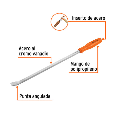 Barra de palanca de 24', Truper | BAPA-24 | 101061