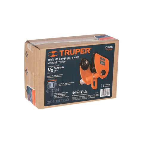 Trole de carga 1/2 ton para vigas IPS e IPR, ajustable | TRO-1/2 | 101075