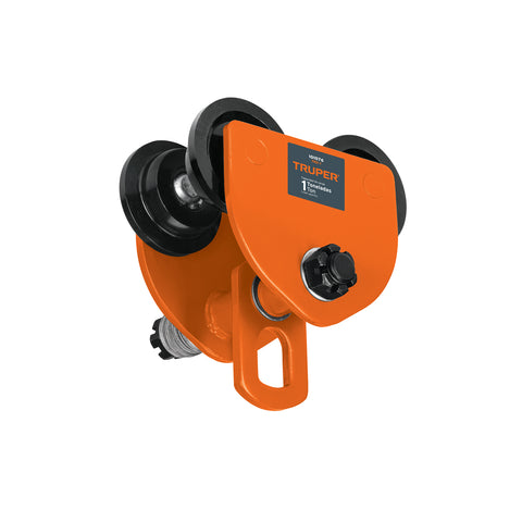 Trole de carga 1 ton para vigas IPS e IPR, ajustable, Truper | TRO-1 | 101076