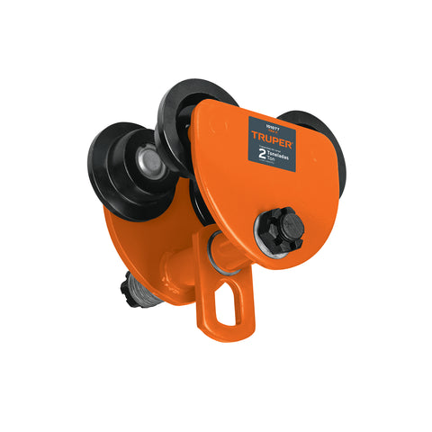 Trole de carga 2 ton para vigas IPS e IPR, ajustable, Truper | TRO-2 | 101077