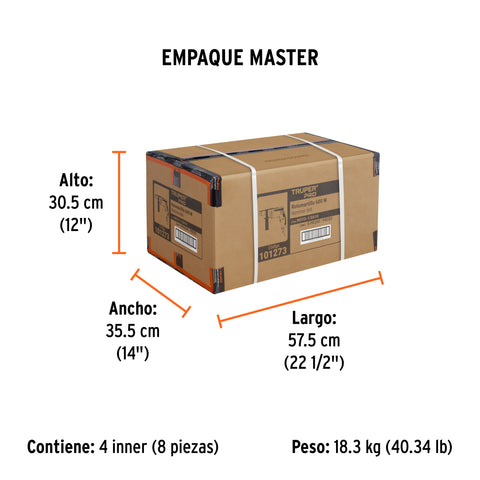 Rotomartillo 1/2', 600W, TRUPER PRO | ROTO-1/2A10 | 101273