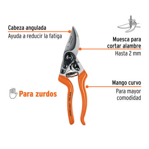 Tijera para poda 8' de aluminio forjado para zurdo, Expert | T-45XZ | 101326