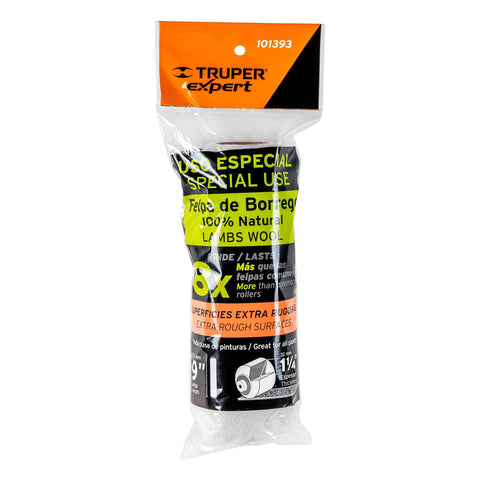 Felpa para rodillo 9x1-1/4' superficies extrarrugosas,EXPERT | R-ROPI-930X | 101393